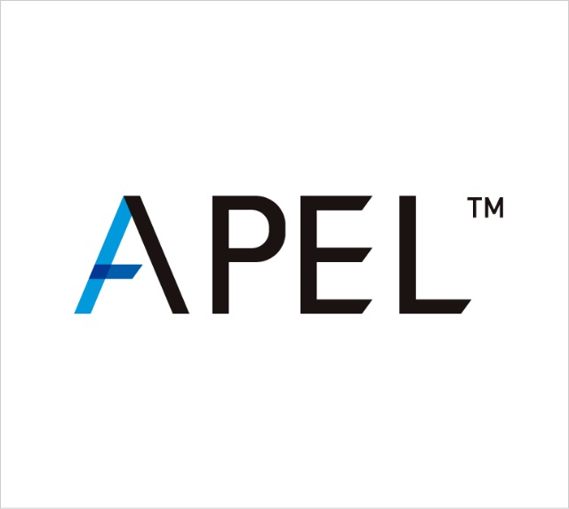 同社、機能性ポリマー事業部「APEL™」ブランドロゴ