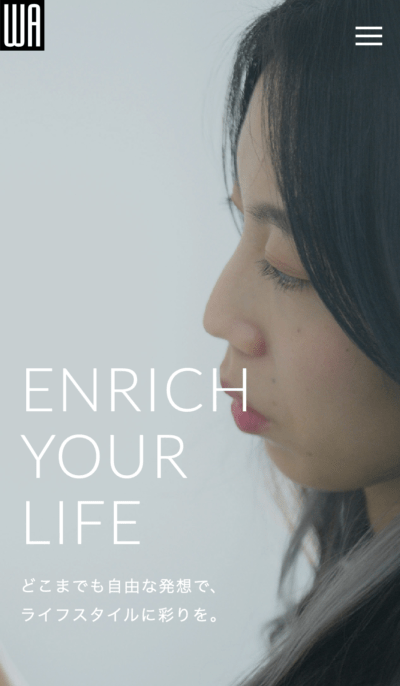 株式会社Water Air 様｜コーポレートサイトSP版TOP