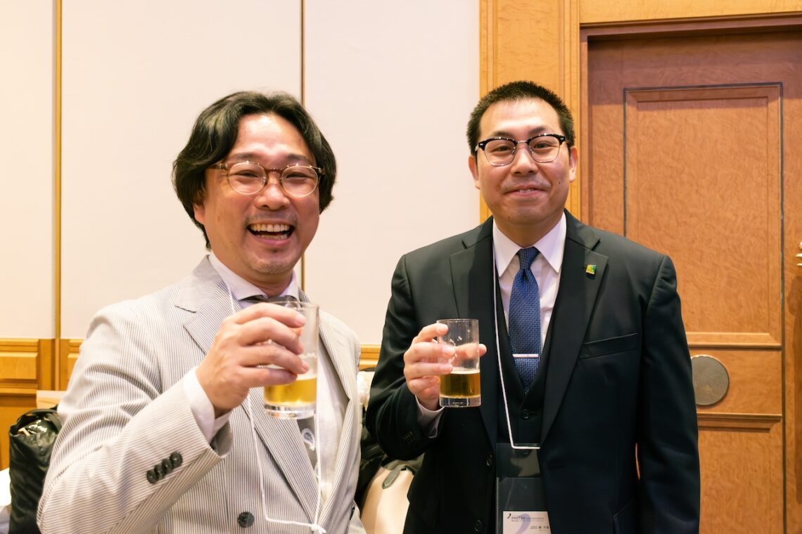 水越と磯様のツーショット