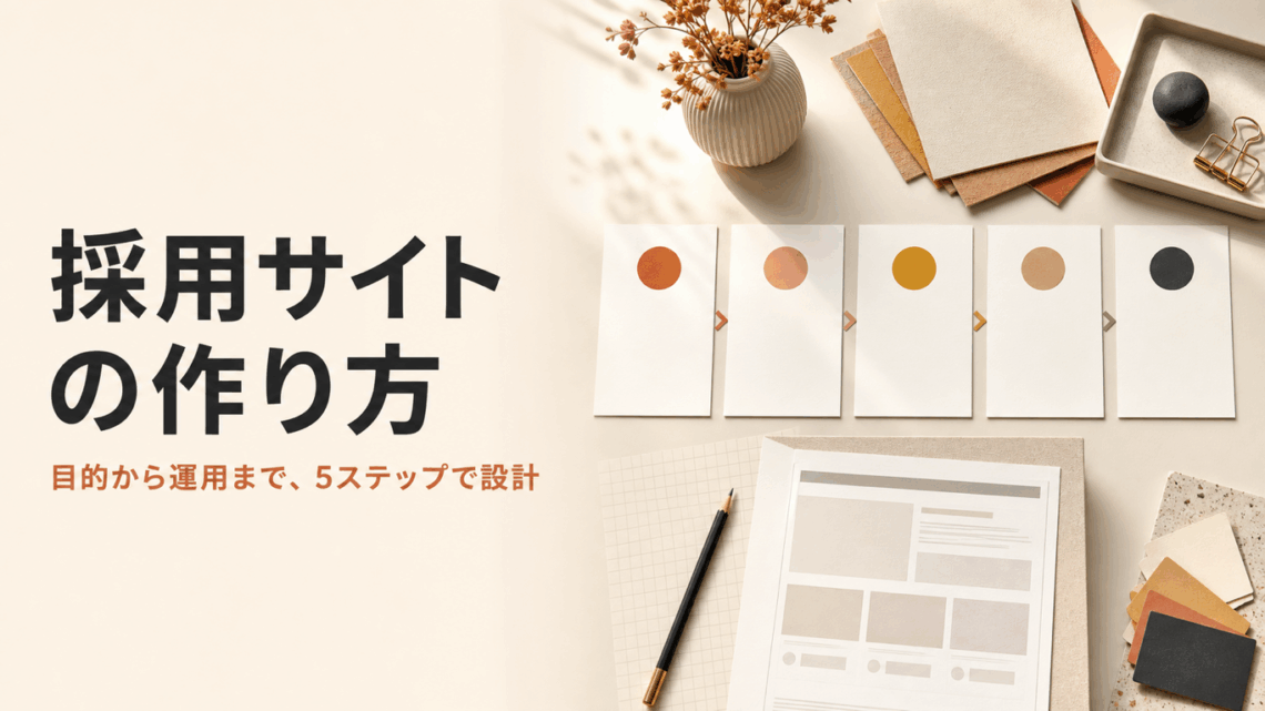採用サイトの作り方|載せるべきコンテンツは検討フェーズで変わるのイメージ