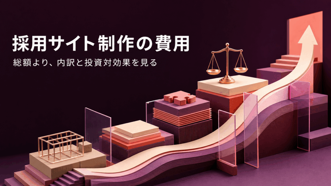 採用サイト制作の費用相場|「何にいくらかかるか」で見極めるのイメージ